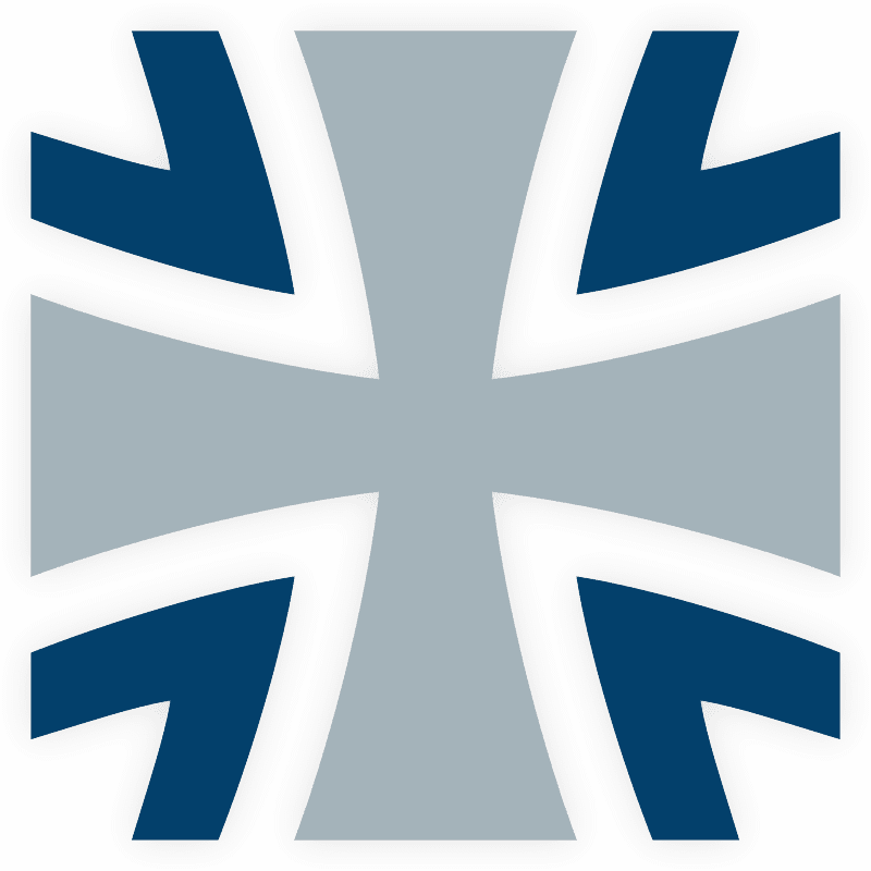 The Iron Cross with a minor decoration at its corners.